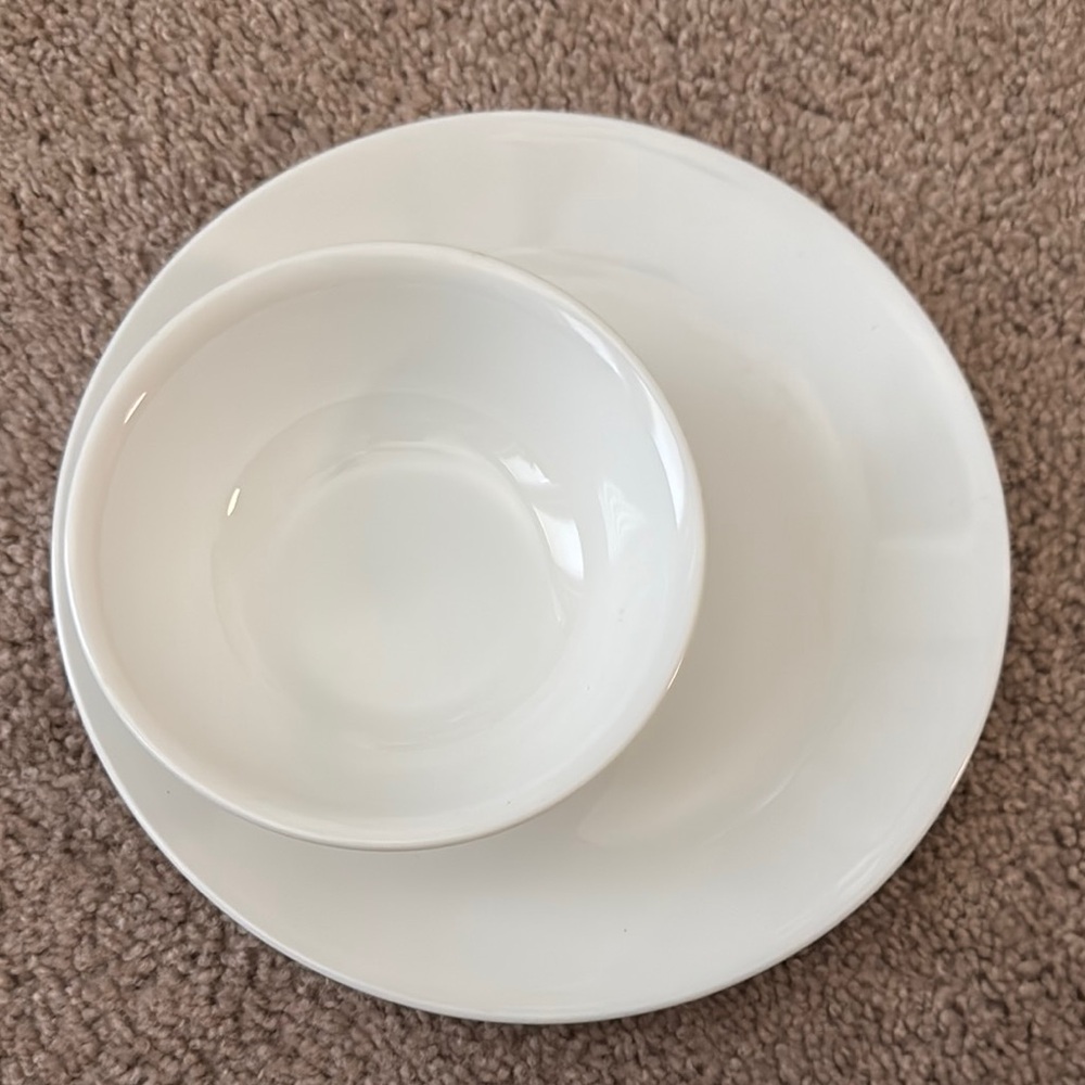 Corelle Elegant White Dinnerware Set